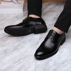 Mazefeng 2019 New Brand Classic Man Pointed Toe Dress Shoes Mens Patent Leather Black Wedding Shoes Oxford Formal Shoes Big Size