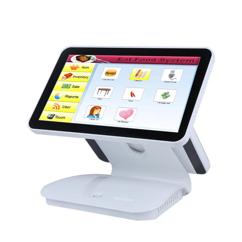 

Dual screen POS machine all in one pos system windows os pos terminal for retail/restaurant/supermarket pos cashier