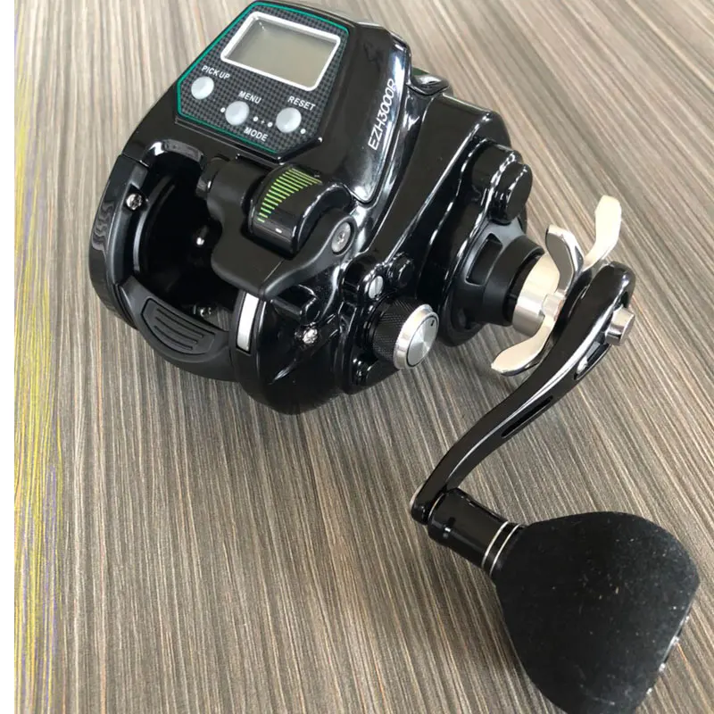 new ecooda EZH3000 EZH5000  electric reel fishing vessel fish boat fishing reel saltwater ocean fishing reel  black 11 bearing