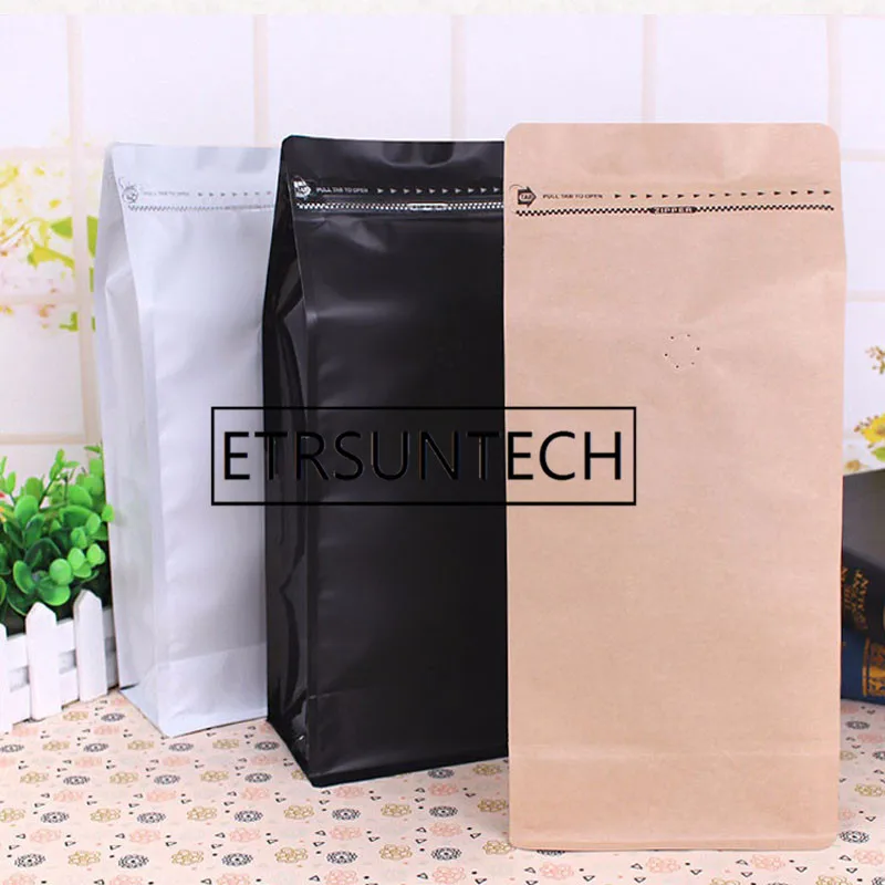 

300pcs 14.5x33.5x10cm(5.7x13.1x3.9in) 1kg coffee packaging storage bags seal bag aluminum foil package