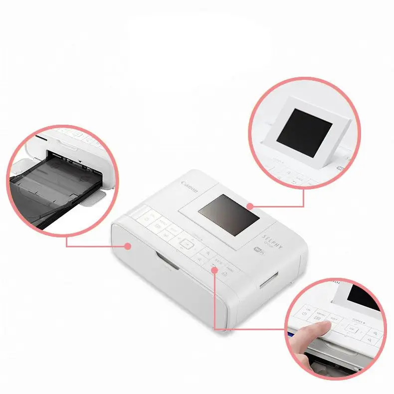 CP-1200 Wifi Portable Photo Printer Home Color Mobile Photo Printer Mini for Canon Color Wireless photo printing machine CP-1300