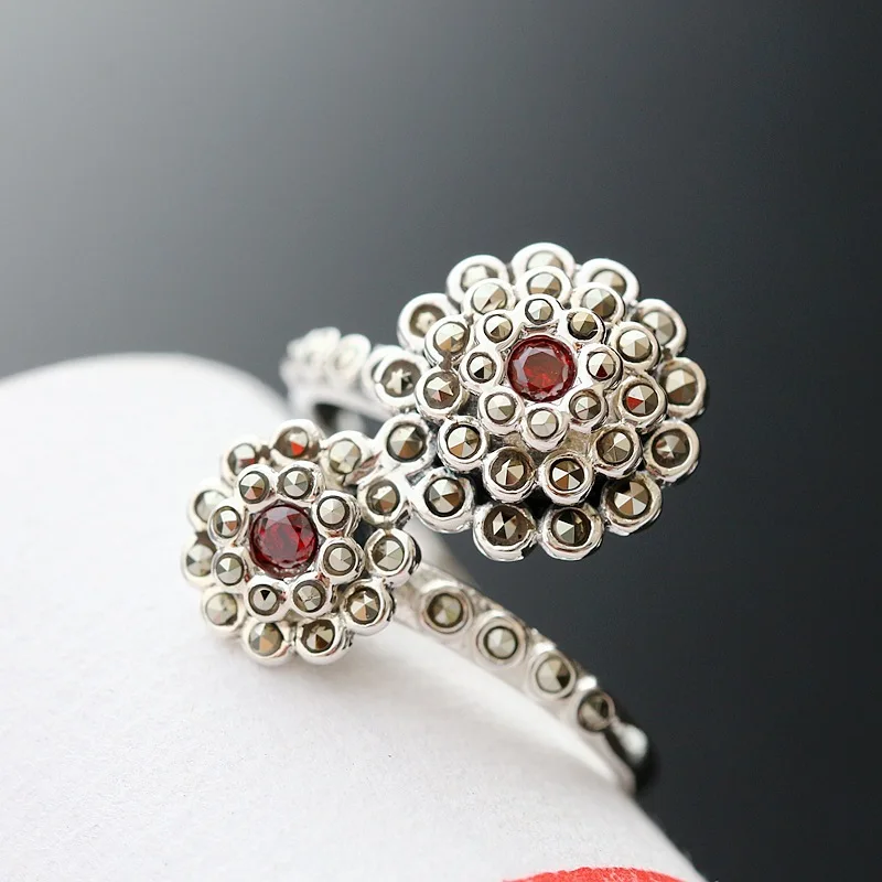 

925 Sterling Silver Ring Nvjie Vintage Silver Ring