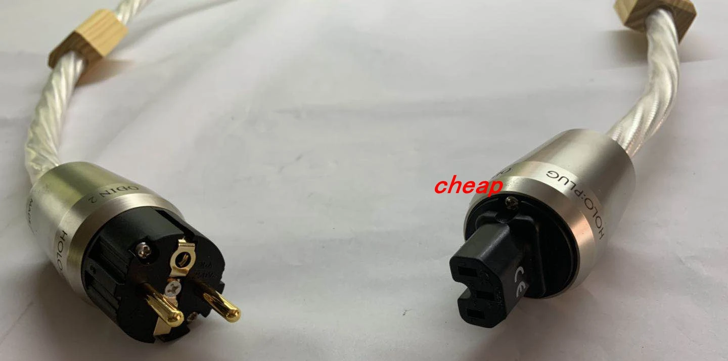 Gratis verzending --- K2 luidsprekerkabel met 72V DBS zilveren bananenstekker