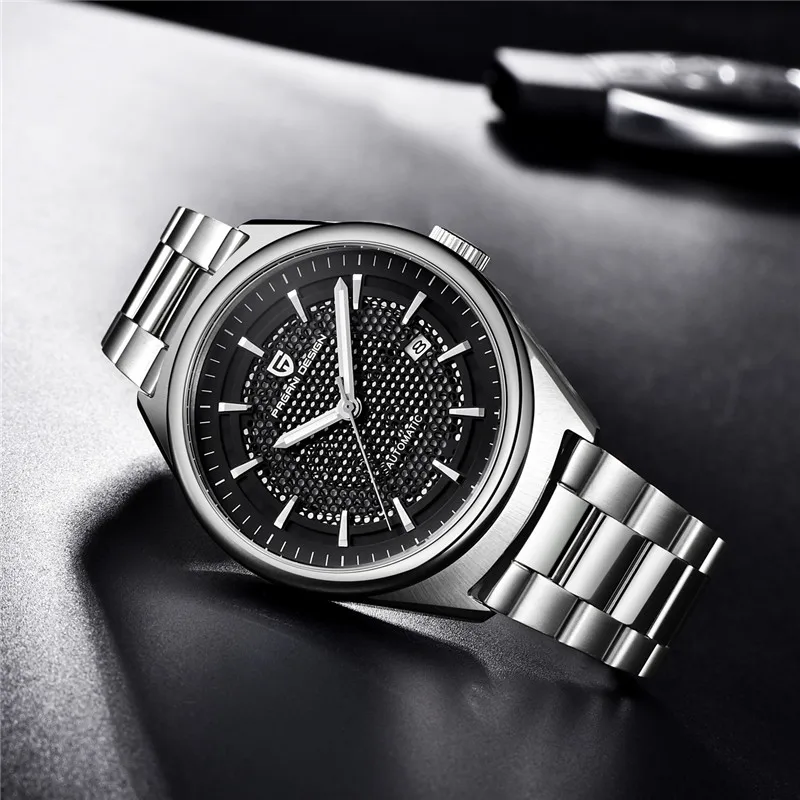 2018 new men's watch PAGANI luxury design brand new mechanical automatic fashion business men stainless steel watch Relogio Masc