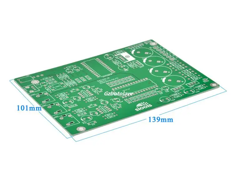 ออกแบบใหม่ TDA1541 DAC ถอดรหัส DIY Bard PCB มีแผนภาพ Schematic