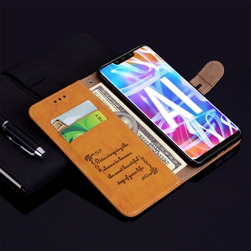 Wallet Leather Case For Huawei P20 P10 P9 Lite Mini Nova 2i Honor 8C 8X 8 Lite 7X 6X 6A 5A Mate 20 Lite Pro Y5 II Y6 GR5 2017 Y3