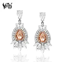 VEYO Elegant Crystal Wedding Drop Party dress earrings for Woman Fashion Jewellery