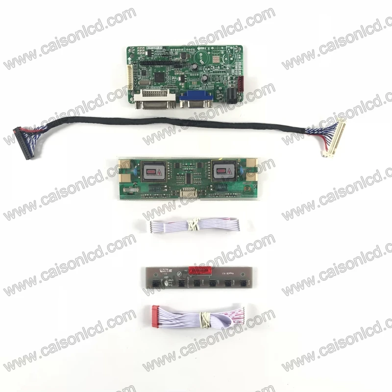 

RT2281 LCD controller board support DVI VGA for 20 inch LCD panel 1600X900 4-lamp M200O1-L05 M200O1-L01 LM200WD1-TLA1 repair diy