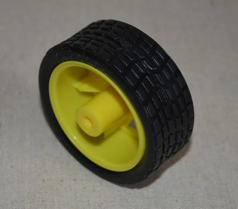 DIY جديد 2 زوج/الوحدة DC 3V-6V البلاستيك الجير + الإطارات ل الذكية سيارة روبوت