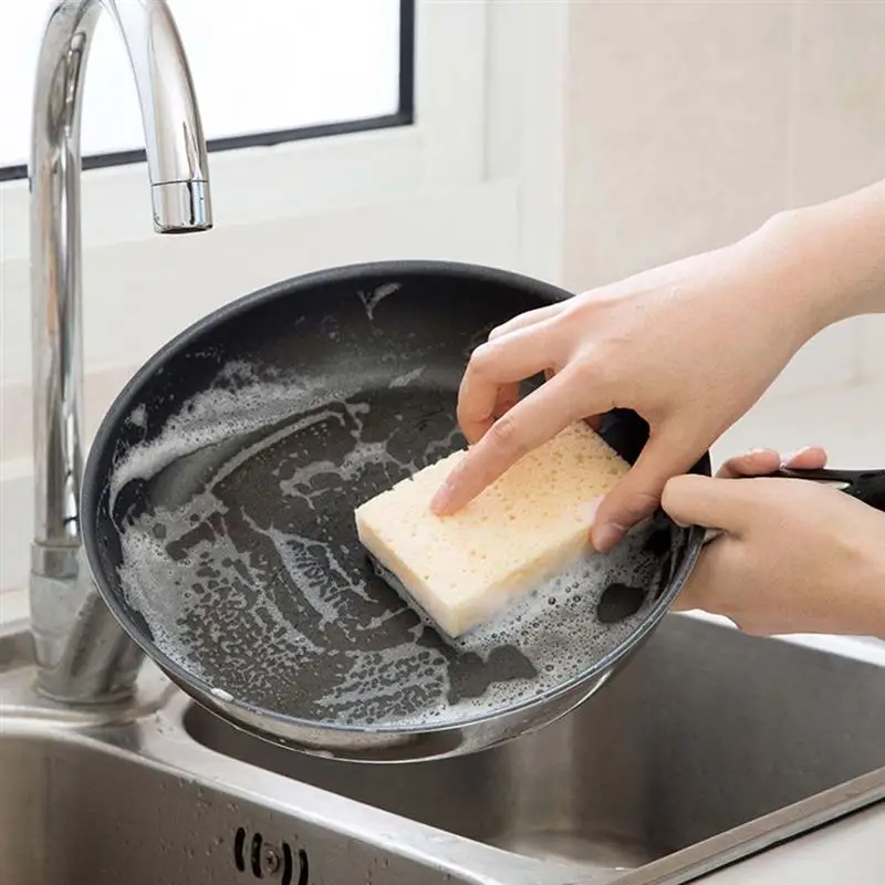 8PCS KitchenCleaning Sponges Dishing Washing Tools Sponges Non-Scratch Kitchenware Dish Washing Cleaning Suede