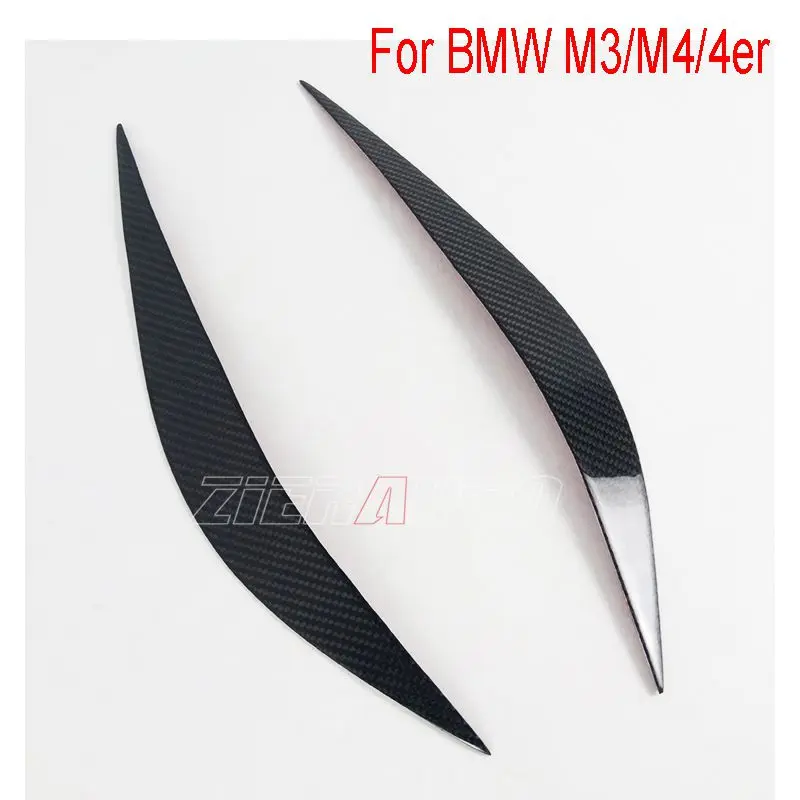 

Carbon Fiber Eyelid for BMW M3 M4 F80 F82 F83 F32 F33 F36 Headlights Carbon Style Sticker