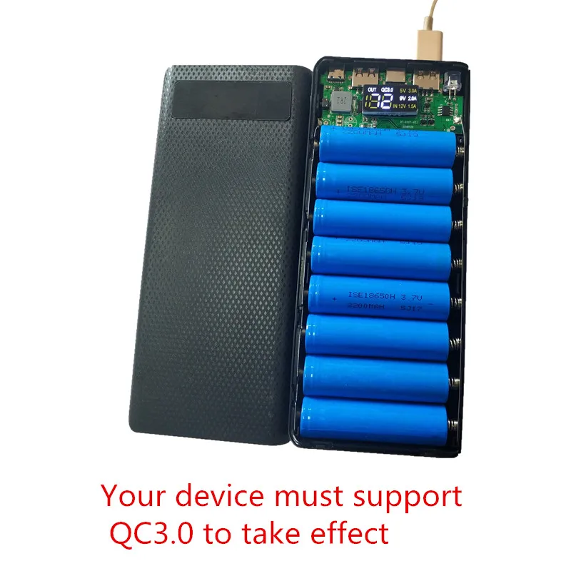 Quick Charge 3.0 Power Bank 18650 Case QC3.0 5V 9V 12V Lithium Battery Holder Fast Charger Box Shell DIY Kit image 4
