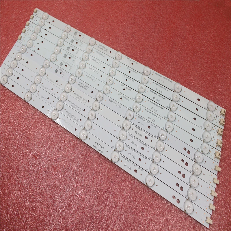 

1set=10PCS LED Backlight For TCL D50A710 L50F2850A RF-BS500E32-0701L RF-BS500E32-0701R-02 A0