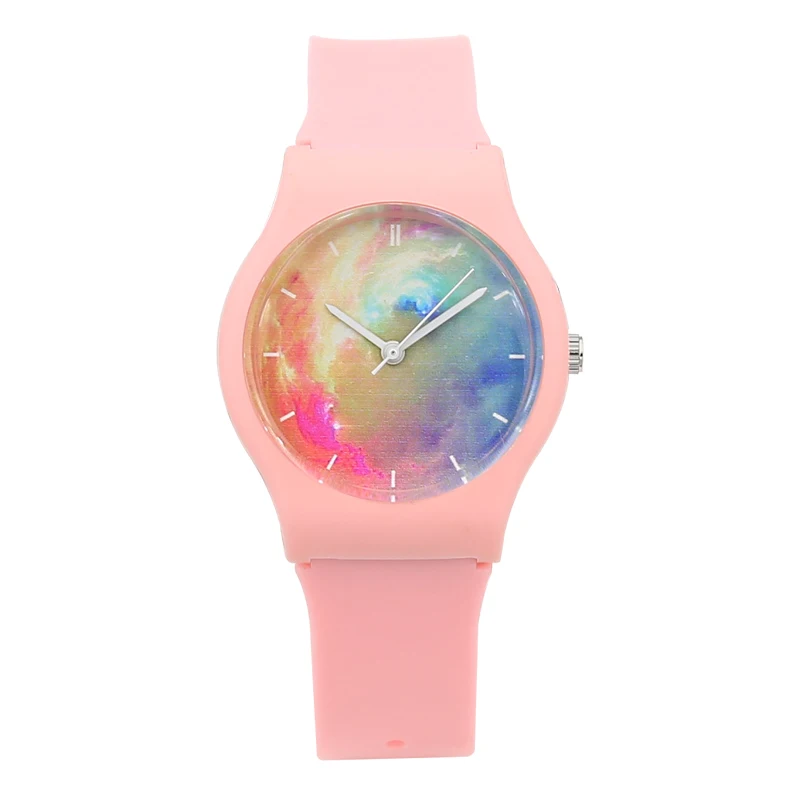 New Fashion Harajuku Star Women Water Resistant Sports Jelly Watch Simple Women Transparent Watches for Lady Girls Watch