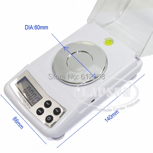 0.001g-50G Digital Electric Jewelry Gram Gold Gem Coin Lab Accurate Balance Weight Scale MH-03B g oz  ct ozt  dwt  T gn New