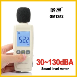 RZ Mini Suono misuratori di livello misuratore di Decibel logger Noise Audio rivelatore di Diagnostica Digitale-strumento Automotive Microfono GM1352