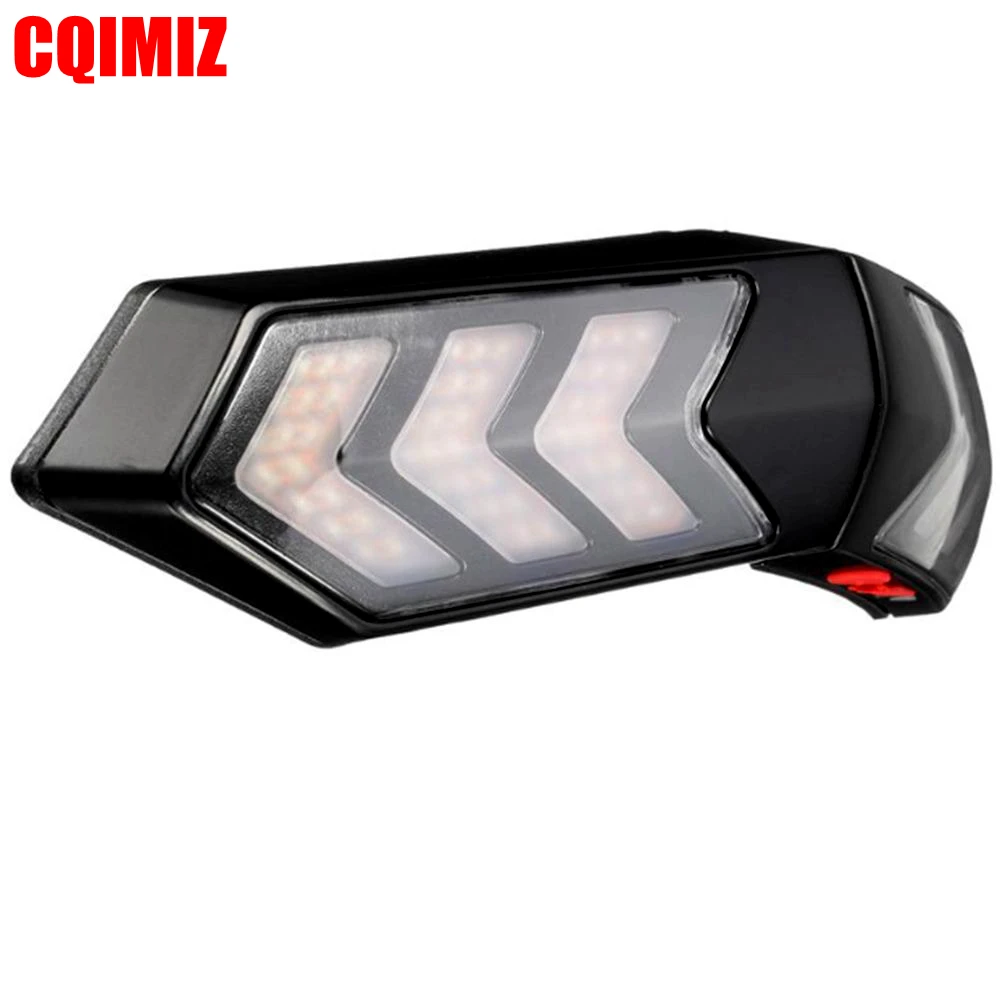 Universal 12V Wireless Motorcycle LED Smart Brake Light Turn Signal Light Indicators For Motorcycle Helmet