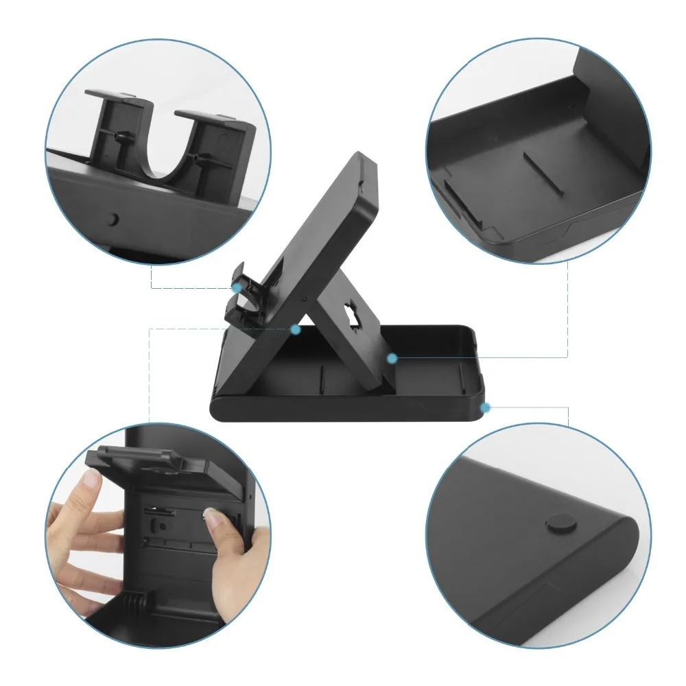 Foldable Stand for Nintend Switch Adjustable Angle Holder NS Bracket for Nintendo Switch Game Console Dock