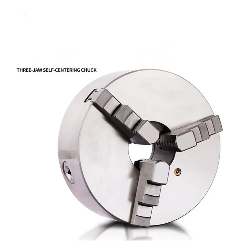 Mandrin de tour auto-centrant 5 ", 3 mâchoires, K11-125 K11, en acier trempé 125 pour le perçage, fraiseuse, clé et vis