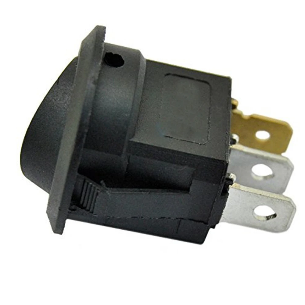 3pcs LED Switch 3 pins ON-OFF Rocker Switch 12V led rocker switch Led Dot Light LED illuminated Car Dashboard Dash Boat Toggle