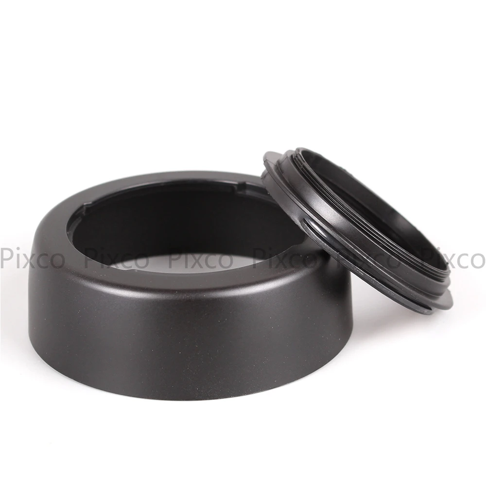 Бленда Pixco для объектива с байонетным креплением для Nikon 50 мм f/1.8D черная