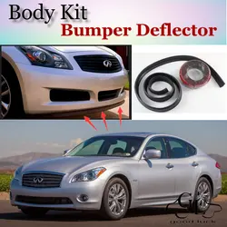 For Infiniti M M30d M25 M35h M45 M37 M56 Q70 Bumper Lip / Front Spoiler Deflector For Car Tuning View / Body Kit / Strip Skirt