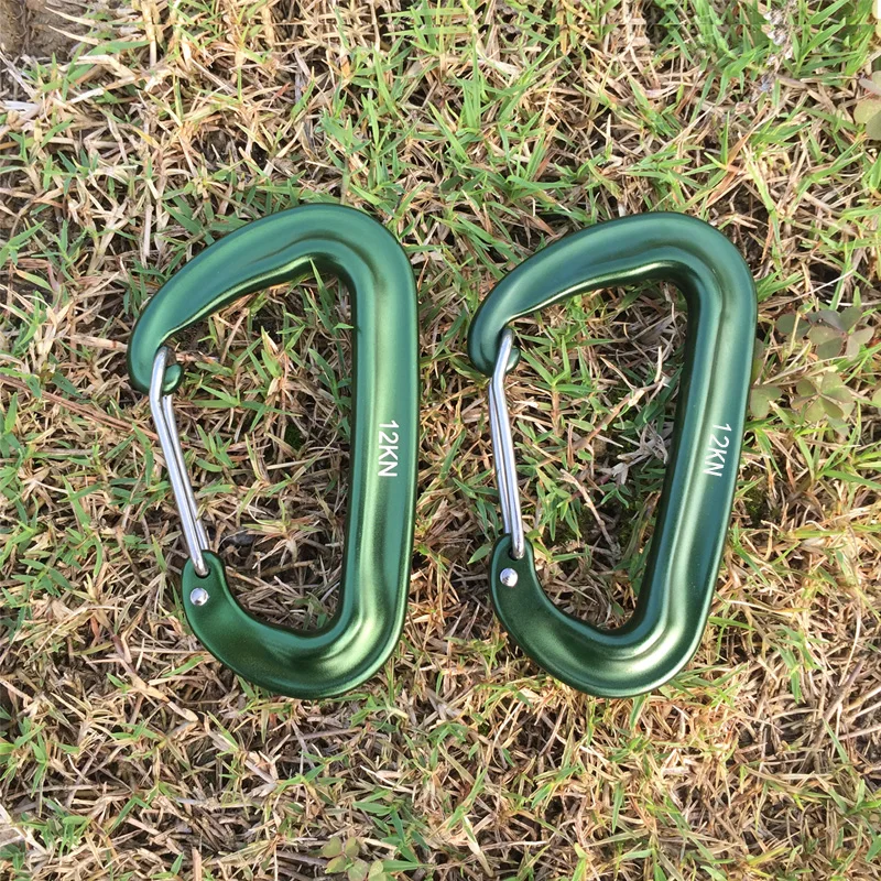 12KN Aluminium Hängematte Schnalle Karabiner Camping Hängematte Legierung Aluminium Schnell Hängen Gürtel Haken Verschluss Camping Ausrüstung – Detail 1