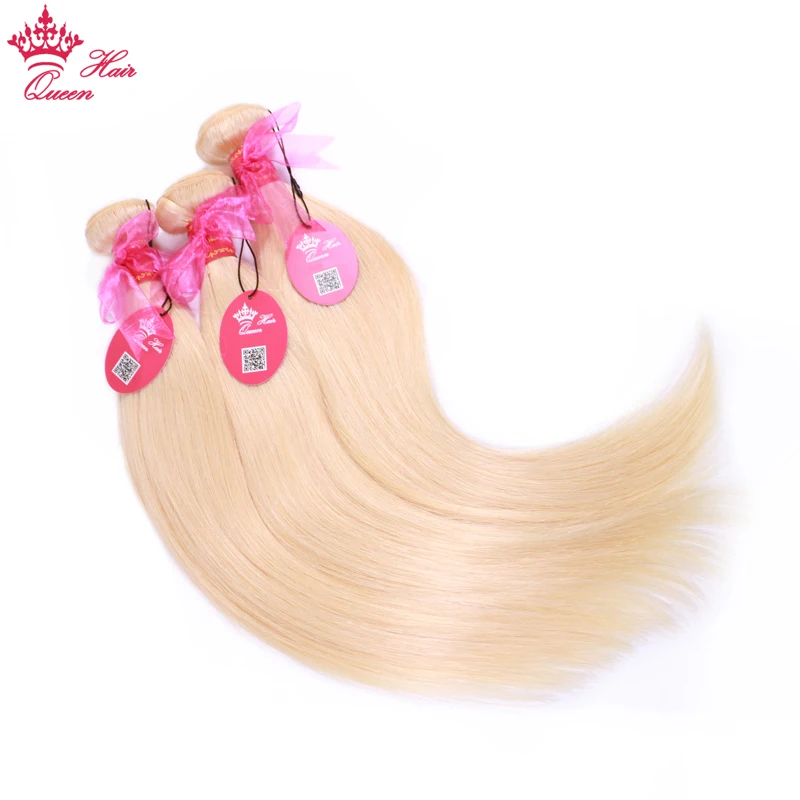 Queen Hair Products #613 Blonde Human Straight Hair Bundles Honey Blonde Bundles Brazilian Hair Weave 100% Human Remy Hair