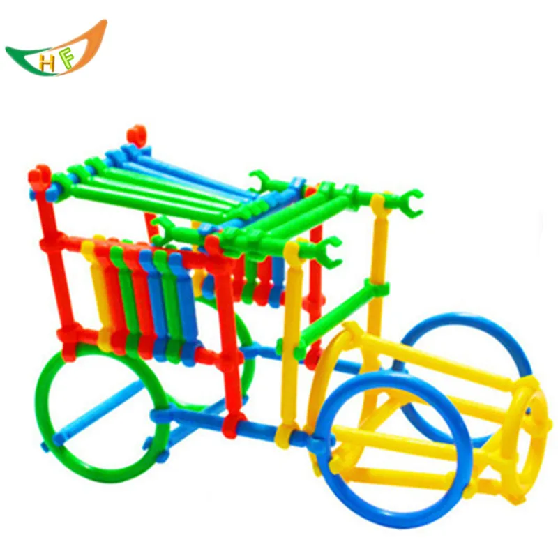 

New 180pcs Smart stick building blocks enlighten child plastic model diy kits educational kids toys assemble patchwork
