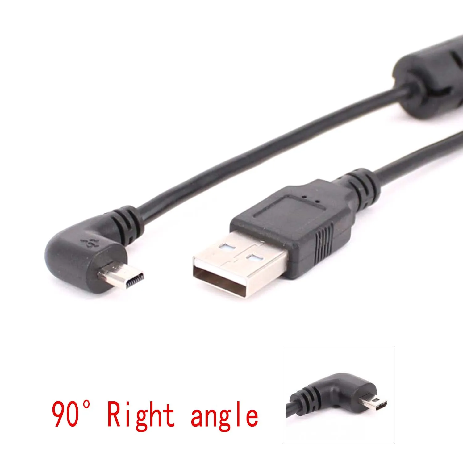 90 degree angle data sync usb cable cord For samsung Digimax A6 A7 A40 A50 A55 A302 A400 S1050 Sony Alpha DSLR-A700