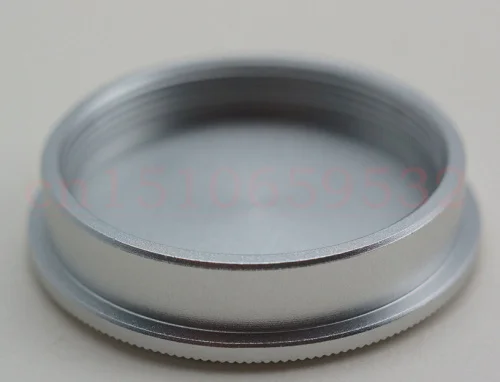 L39 m39 39ミリメートルネジレンズ金属ボディキャップとリアキャップバックキャップ銀