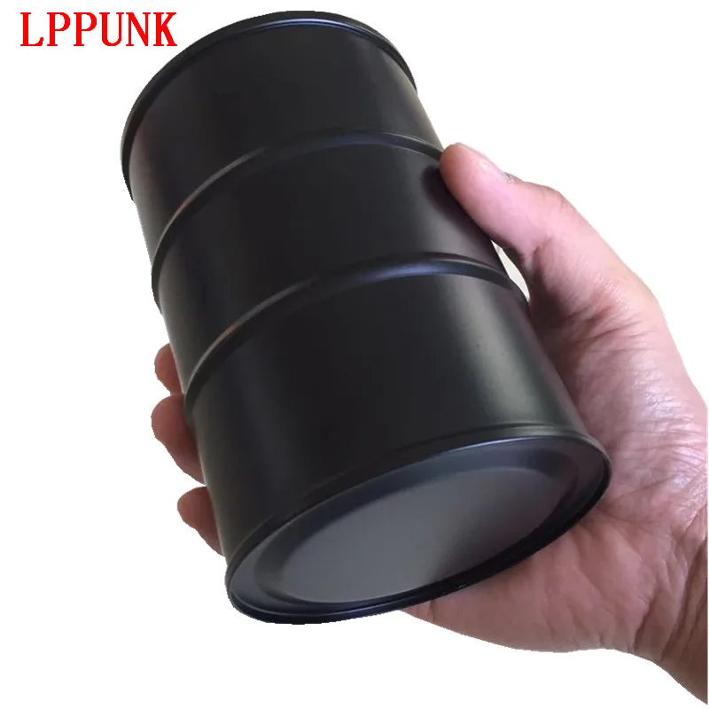 LPPUNK Hot Sales 25oz Creative My Water Bottle Vodka Oil Drums Flagon Whisky Funnel Stainless steel304 Alcohol Liquor Hip Flask