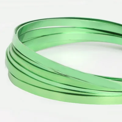5mm Flat Aluminum Wire for DIY Necklace and Bracelets
