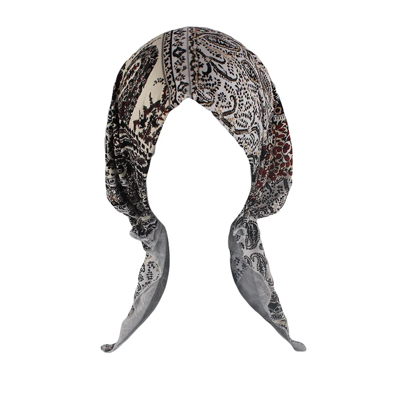 Neue erwachsene Frauen Blumen Kopf bedeckung weibliche Banda nnas Herbst Mode Haar Turban Blumen zubehör für Mädchen Bandagen Hüte Verkauf – Detail 22
