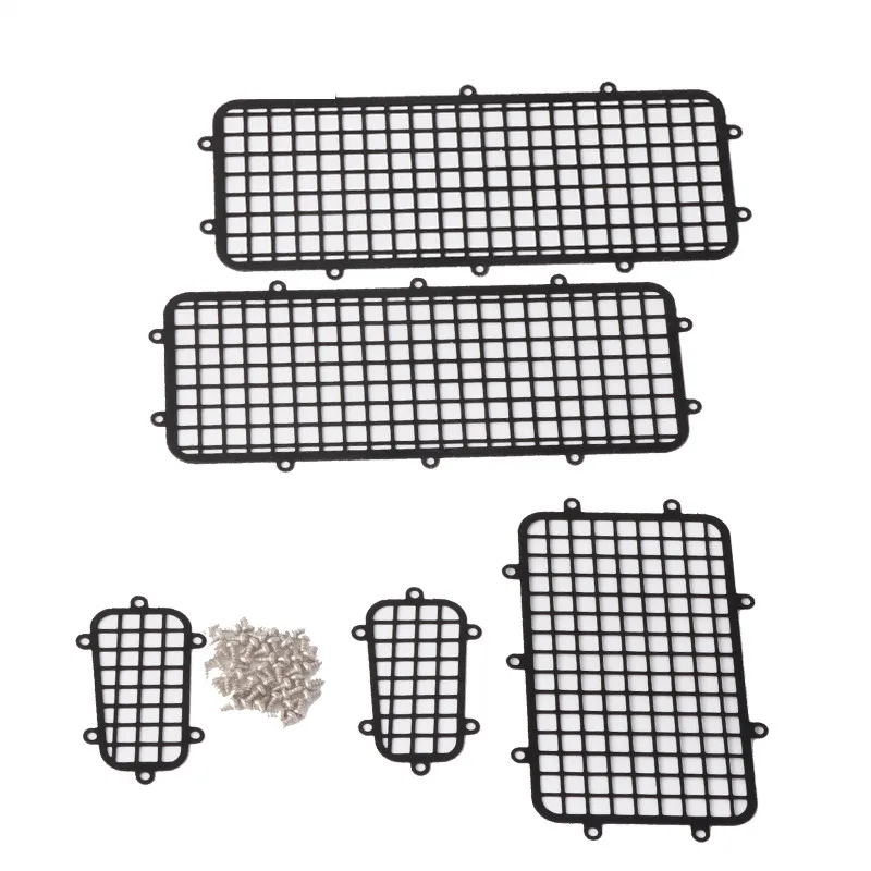 1/10 RC Car TRX4 5pcs/set High-ended Metal Window Mesh Protective Net for RC Crawler Traxxas Trx-4 Trx 4 Upgrade Parts