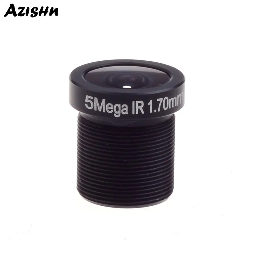 Wholesale CCTV lens 5MP 1.7mm  1/3 Wide Range lens  170 degrees M12*0.5 for IR CCTV Camera