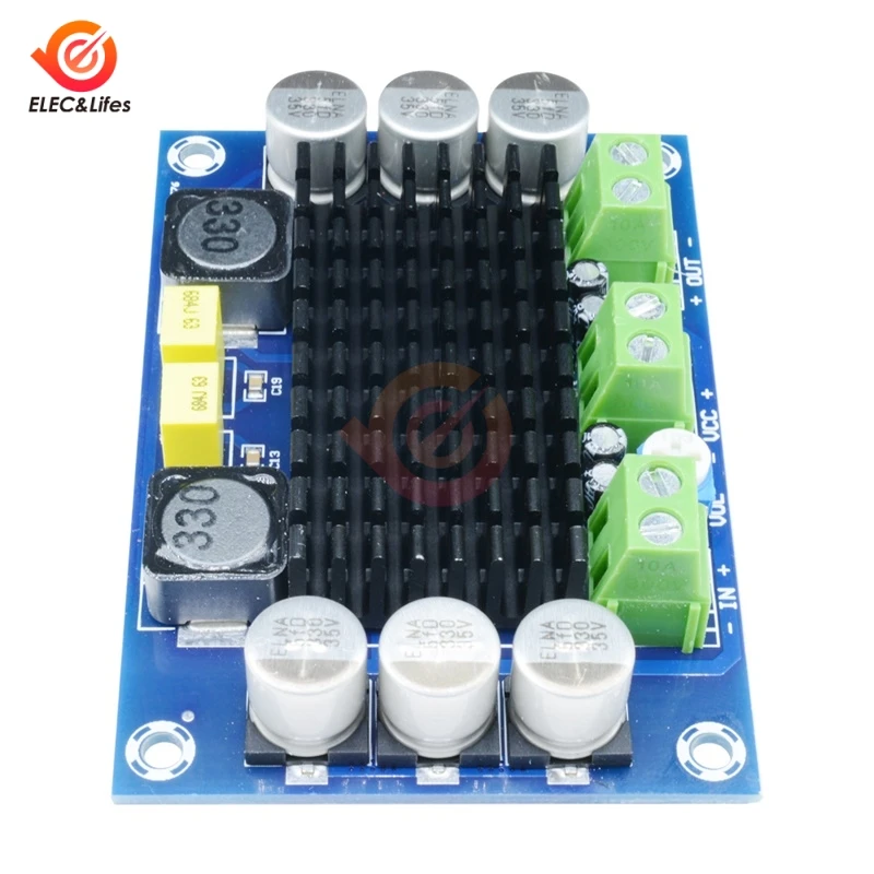 TPA3116D2 DC12V 24V 디지털 오디오 앰프 보드 100W 모노 파워 앰프 Amplificador DIY 사운드 스피커 홈 앰프