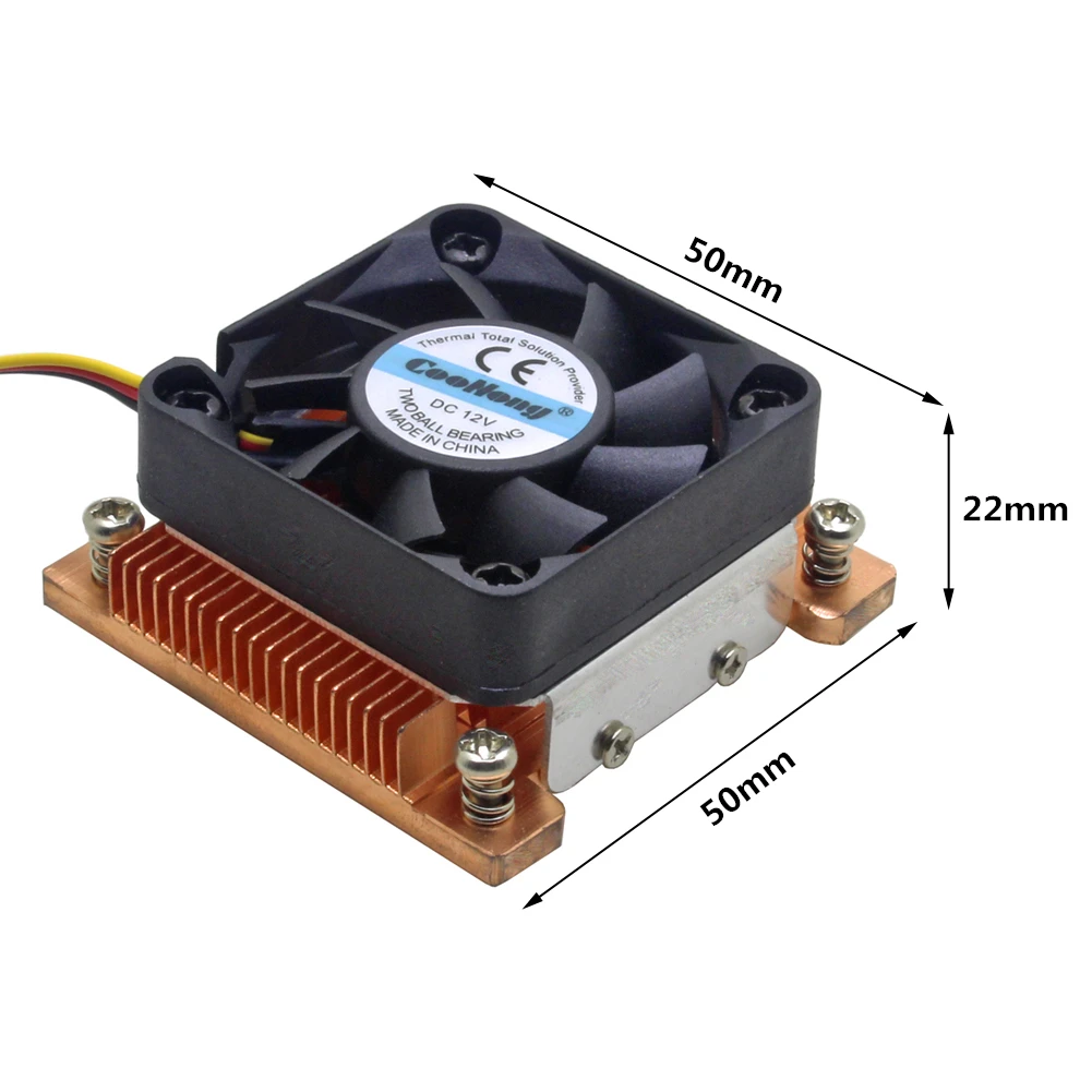 1U server CPU cooler cooling fan Copper HeatSink for Intel Pentium M PGA 478 BGA 479 Industrial computer Active cooling