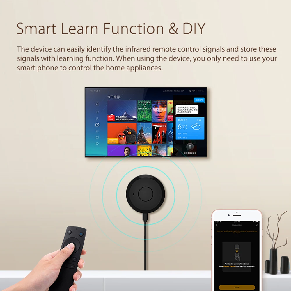 NEO Coolcam WiFi IR Remote control Universal Smart Remote Controller For Air Conditioner TV Support Echo Google Home