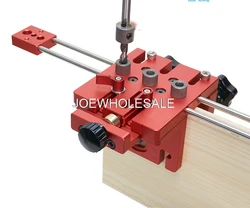DIY Woodworking Joinery High Precision Dowel Jigs Kit,3 in 1 Drilling locator,woodworking drilling guide kit