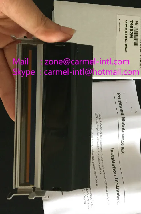 

79802M ZM400 600DPI PRINTHEAD Barcode Printhead Printer Head New Original