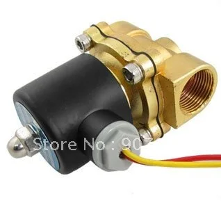 DC 24V NC Switch Magnetic Solenoid Valve NPT Thread 1