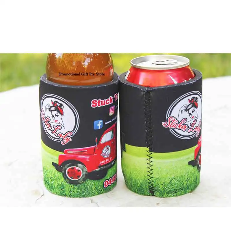 70pcs Sublimated Coolers Neoprene Wedding Gift Customize Promotional Cooler Bags Drink Sleeve Stubby Holders Australia