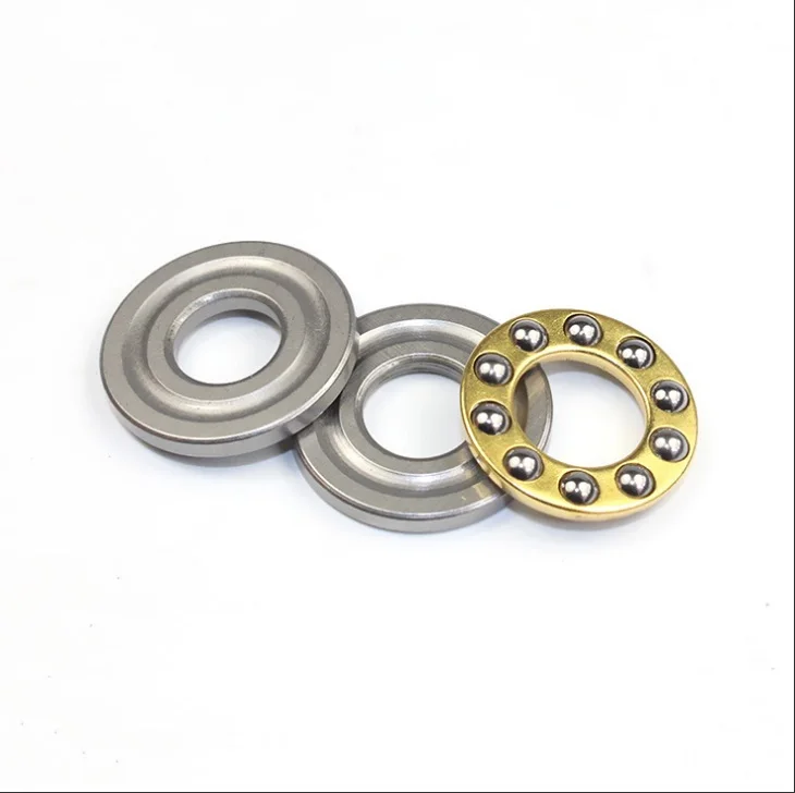 100pcs free shipping F7-17M Thrust Ball Bearing 7x17x6 mm miniature bearing Plane thrust ball bearing 7*17*6