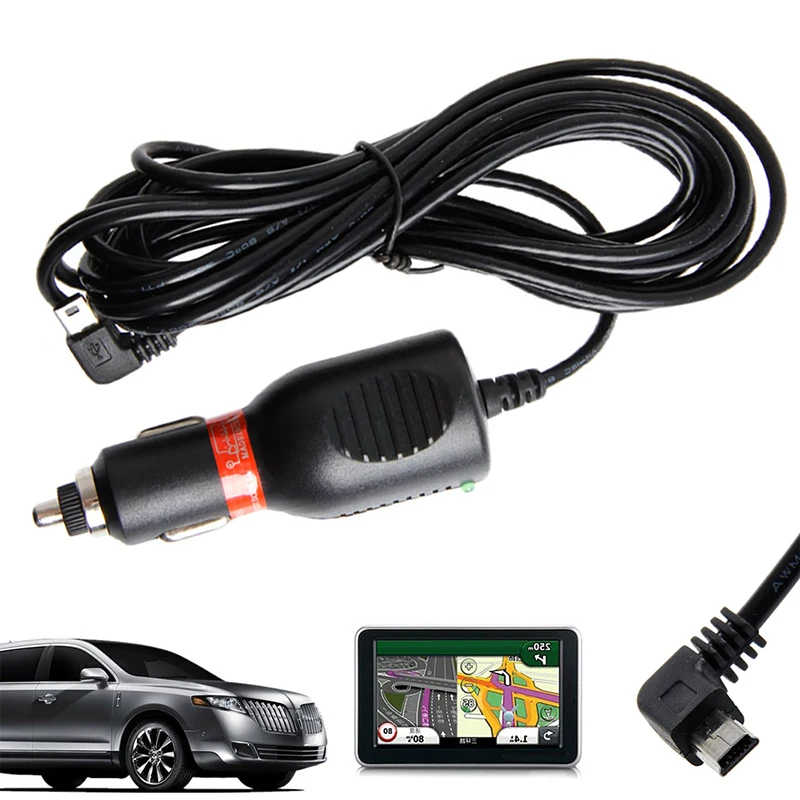 Car Vehicle Power Adapter Cord Mini USB Cable For GARMIN GPS Nuvi 2A