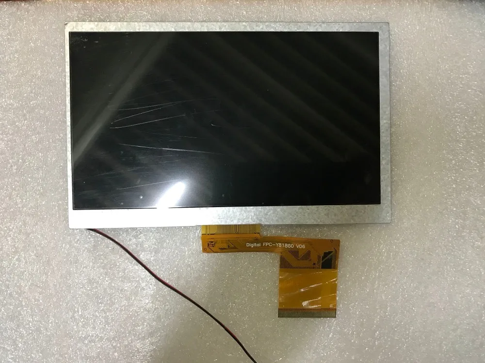 

Compatible replacement 7 inch lcd screen 60 pin 800*480 Digital FPC-Y81860 V06 164MM*103MM*3MM