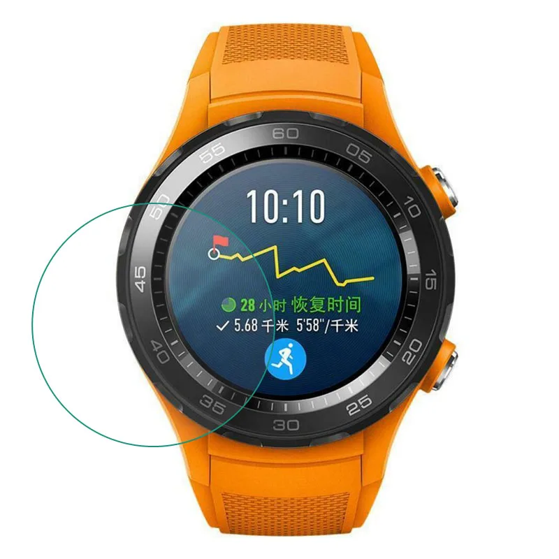 Película protectora de vidrio templado transparente HD para Huawei Watch /Watch 2 watch2, cubierta protectora de pantalla endurecida, 2 uds.