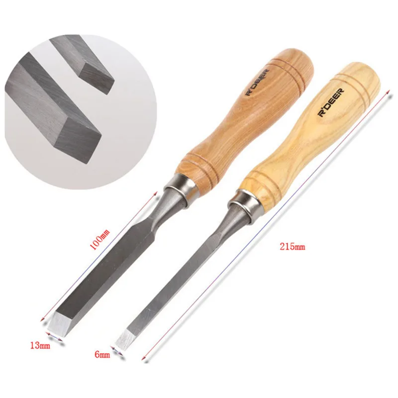 RDEER 12 pcs Wood Carving Set Wood Working Tools Chisel Kit Carvers Graving Knife In Box chisel ferramentas marcenaria