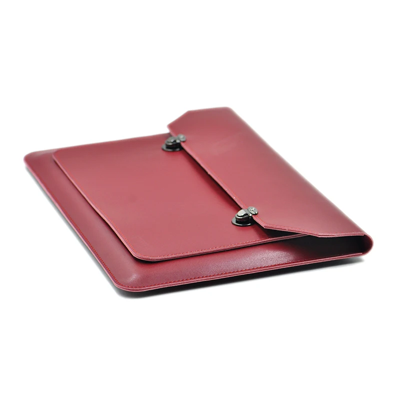 Double Layer Briefcase Style Laptop Bag Cover,Microfiber Leather NoteBook Sleeve Case For Surface Go/Pro6 12.3\