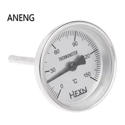 ANENG 1/4 PT Thread Stainless Steel Thermometer Moonshine Kitchen Food Cooking Gauge